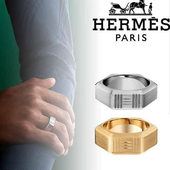 RARE!!! Authentic Hermes Toolbox ring in gold RARE!!! Authentic Hermes Toolbox ring in gold